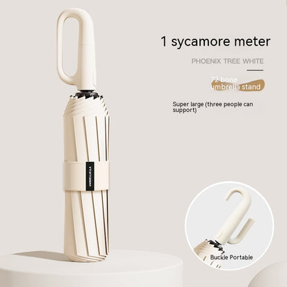 US Local 72 Automatic Buckle Umbrellas Portable Plus-sized Thickened