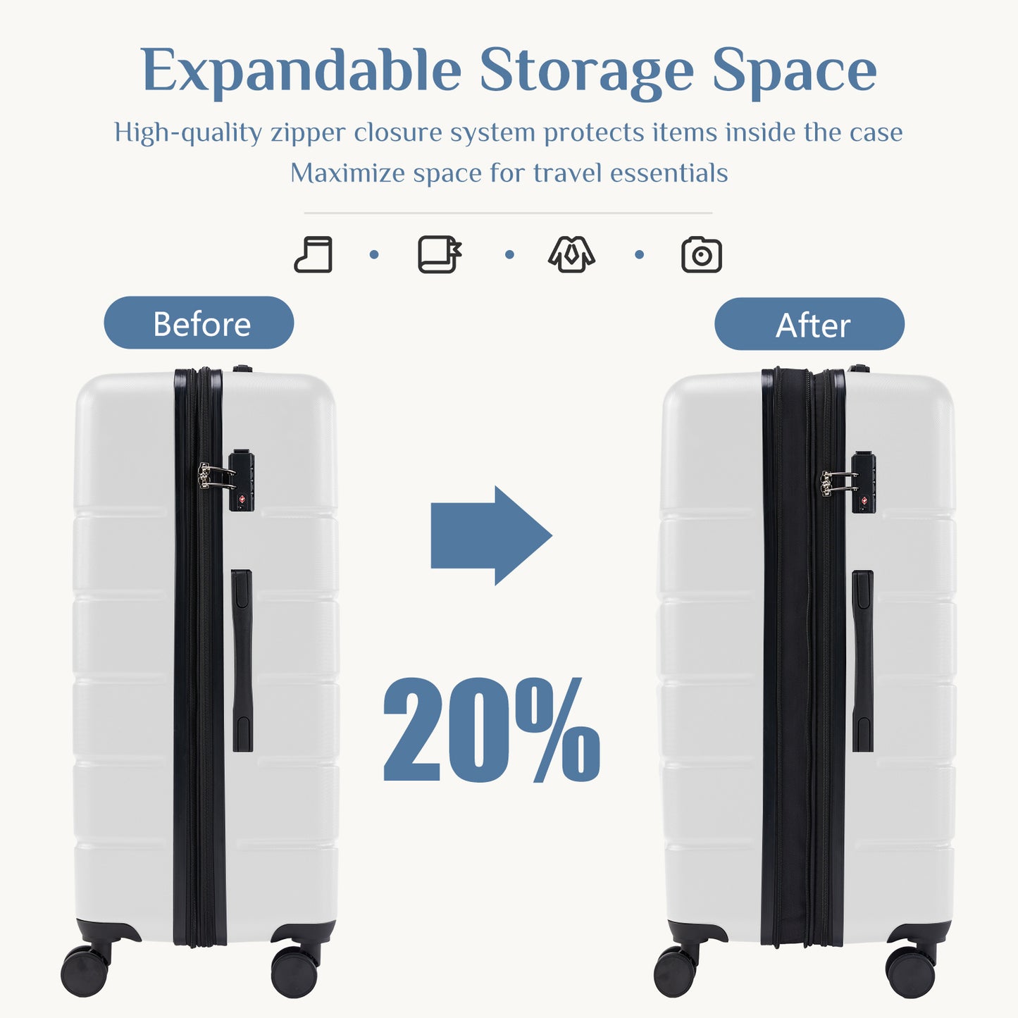 US Local Hard Shell Luggage