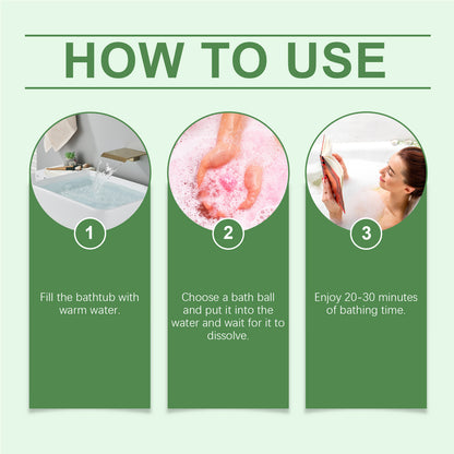 US Local OceAura Fragrant Shower Ball, Plant-Scented Shower Ball Cleans And Moisturizes The Body With A Colorful And Fragrant Shower Ball