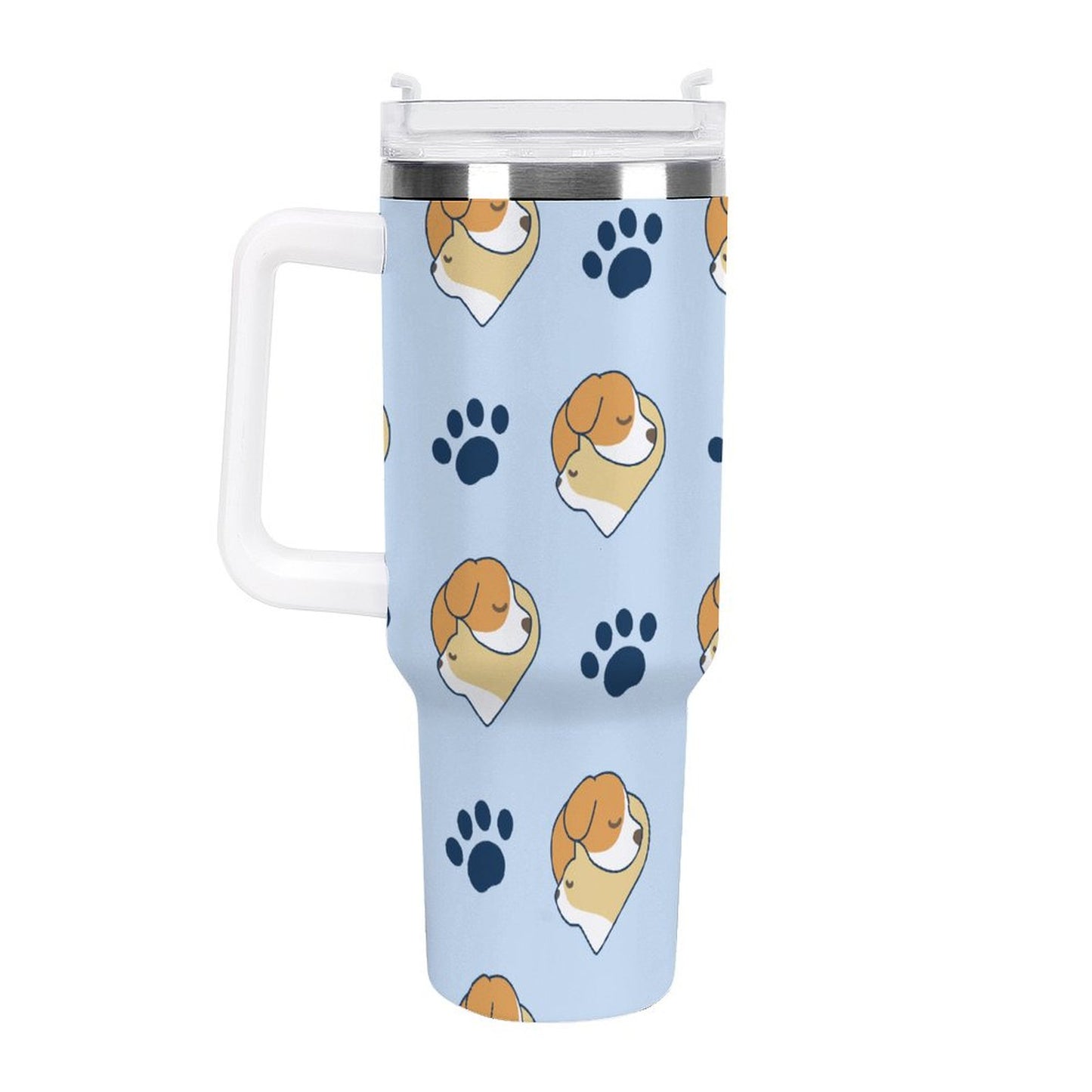 PHDT00357 POD US Local Tumbler 40 oz Large Capacity Car Cup Dog Cat Love Pet Paw