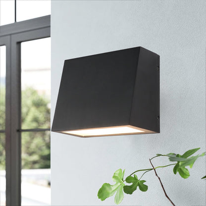 US Local Waterproof LED Outdoor Wall Light, Wall Lantern 15W 3000K, Matte Black Wall Mounted Lamp, Exterior Wall Sconce Light For Porches, Front Door, Entryways, Patio, Hallways