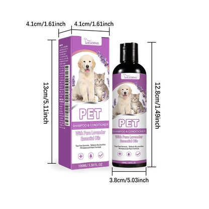 US Local Yegebang Pet Shampoo And Shower Gel Relieves Itchy Skin And Leaves Hair Smooth And Untangled