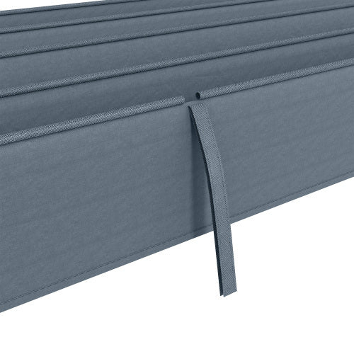UK Local Outsunny Pergola Roof, Retractable Sun Shade Cover For 2.85 X 2m Pergola, UV30 Protected, Dark Grey