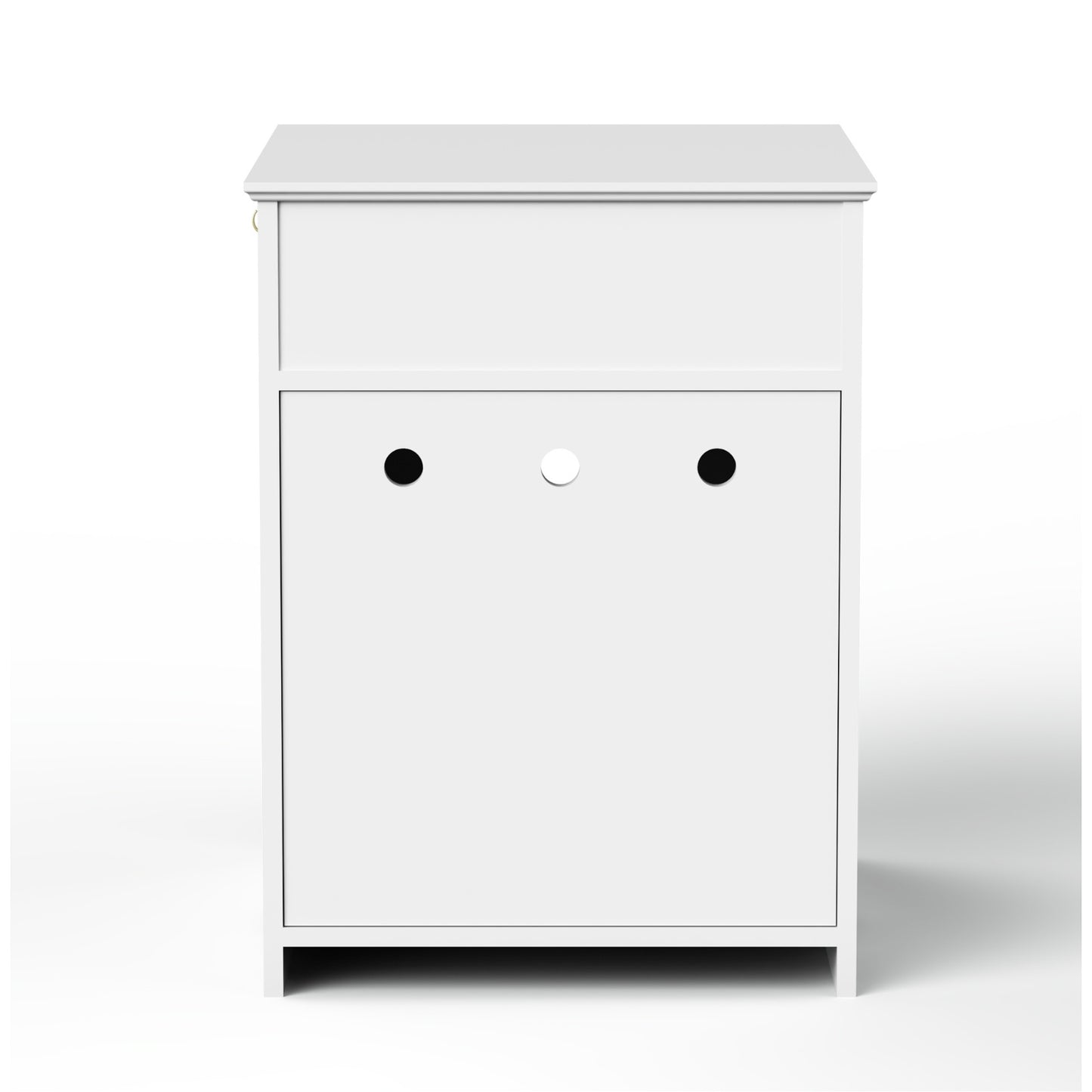 US Local Wooden Pet House Cat Litter Box Enclosure, Side Table, Indoor Crate