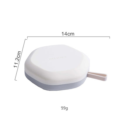 US Local Silicone 12 Cavity Hexagon 3D Ice Mold DIY Popsicle Mould Ice Cream Makers Storage Box