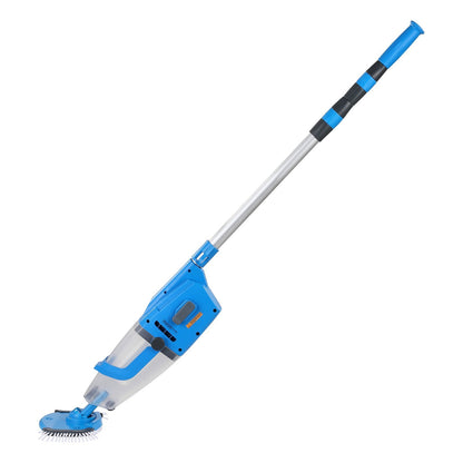 US Local Pool Vacuum, 26 GPM Handheld Cordless Hot Tub Vacuum With Extension Pole, For Deep Cleaning  Strong Suction, Rechargeable Pool Cleaner, Running Up To 1Hour, For Above Ground Inground Pool Spas