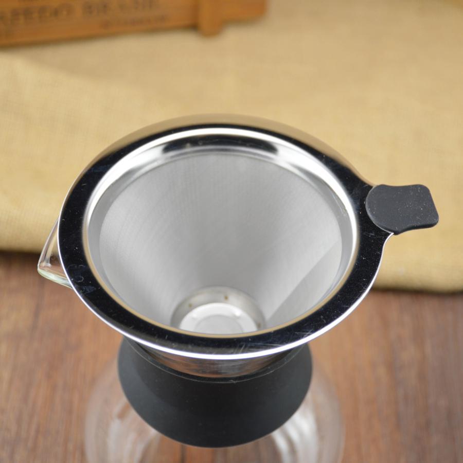 One-piece coffee drip pot