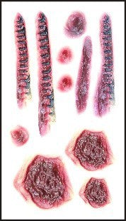 Halloween Wound Tattoo Sticker