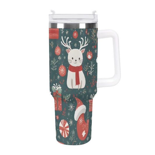 PHDT00341 POD US Local Tumbler 40 oz Large Capacity Car Cup Christmas, Animals