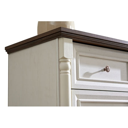 US Local 10 Drawer Dresser Chest For Bedroom With Wooden Base And Riser Trim, Wooden Rustic Rustic Chest Of Drawers, Storage Dresser For Bedroom, Living Room