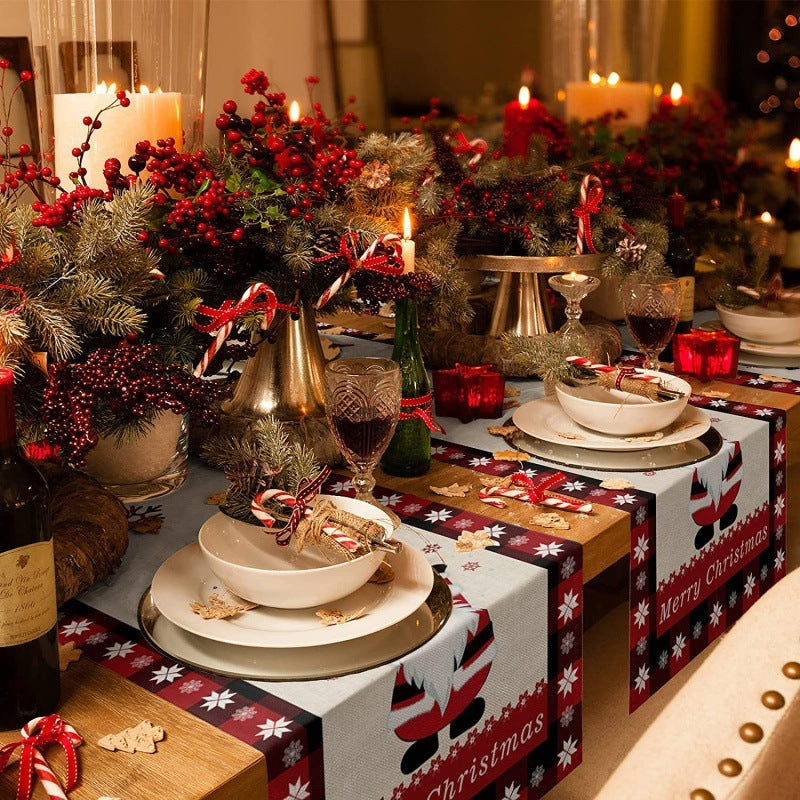 Christmas Home Decoration Table Runner