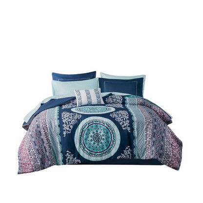 US Local Queen Boho Comforter Set With Bed Sheets