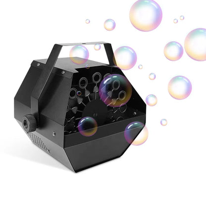 US Local Automatic Bubble Machine 25W Pro Bubble Blower Maker W/ Handle For DJ DISCO Stages Wedding Kids Birthday Parties