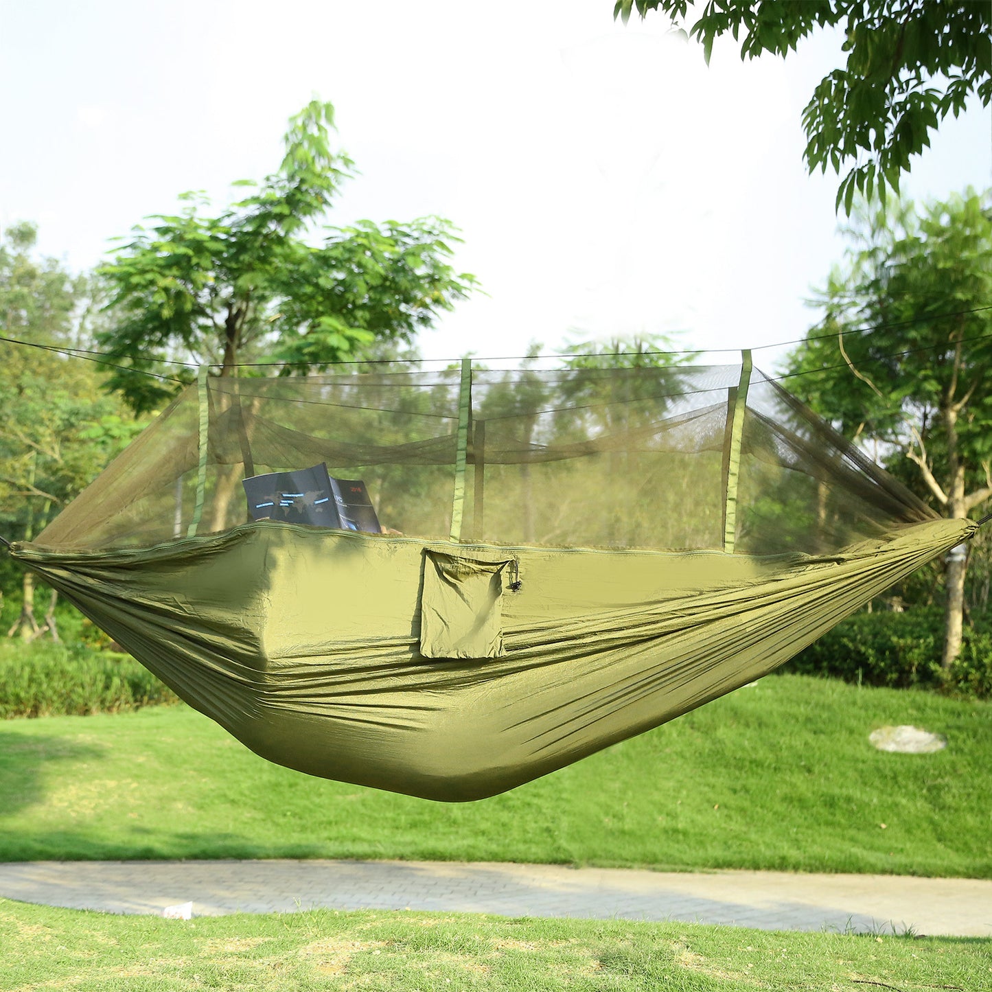 US Local Camping Hammock, Portable Double Hammock With Net