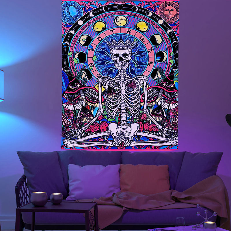 Thrilling Tapestry Fluorescent Luminous Psychedelic