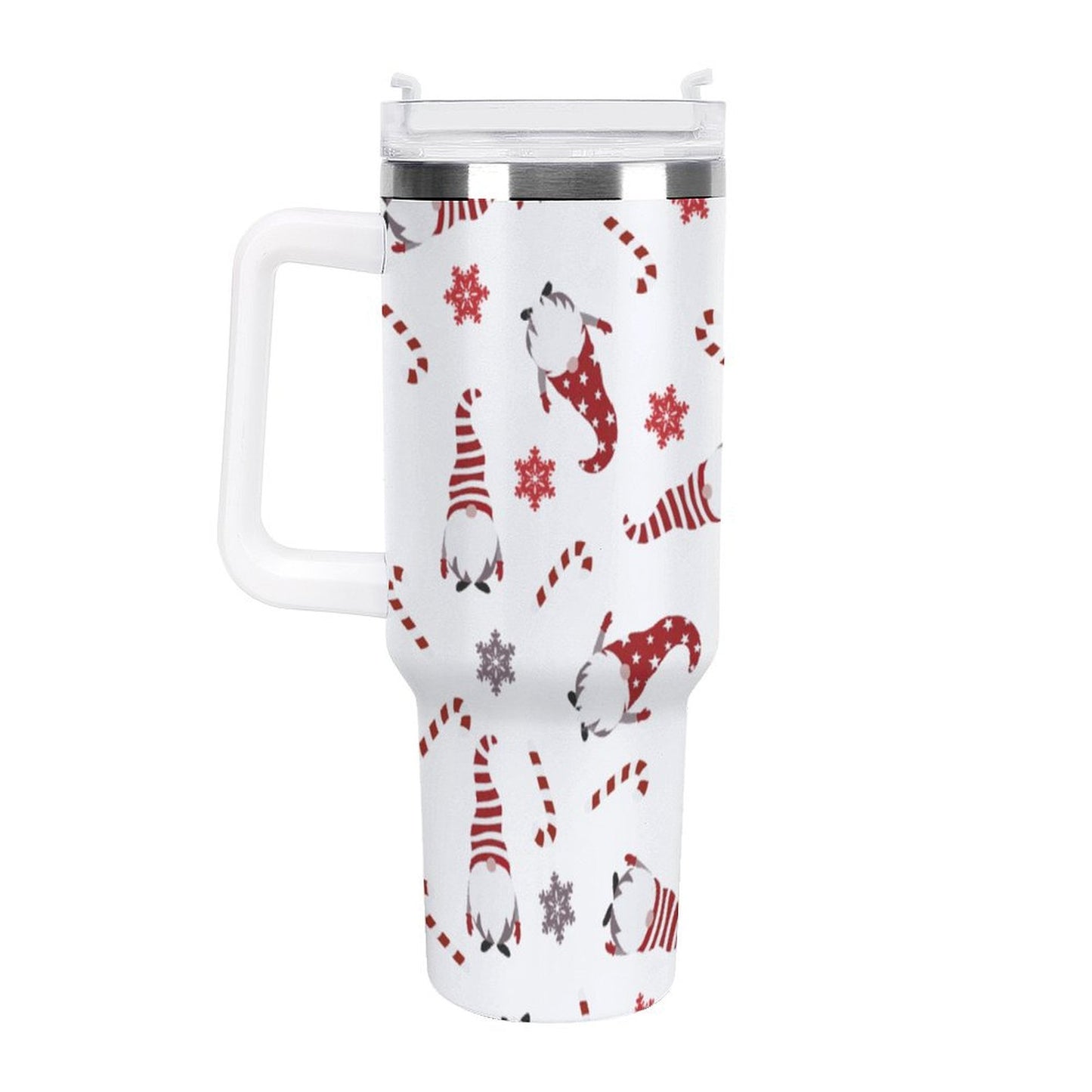 PHDT00075 POD US Local Tumbler 40 oz Large Capacity Car Cup Christmas Dwarf, Red