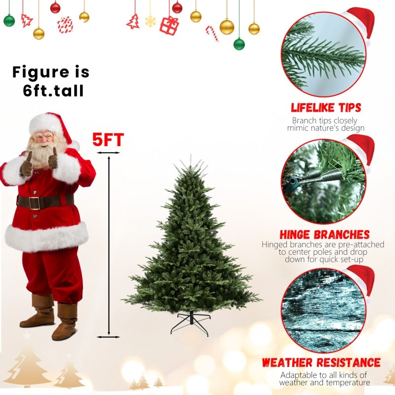 US Local PE, PVC Christmas Tree, Green