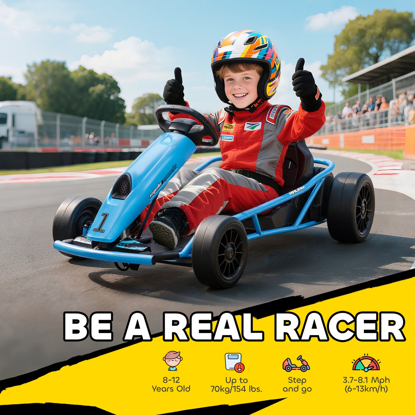 US Local 24V Electric Go Kart for Kids
