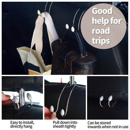 4PCS Multi-functional Vehicle-mounted Storage Hook ,Car Seat Back Storage Hook