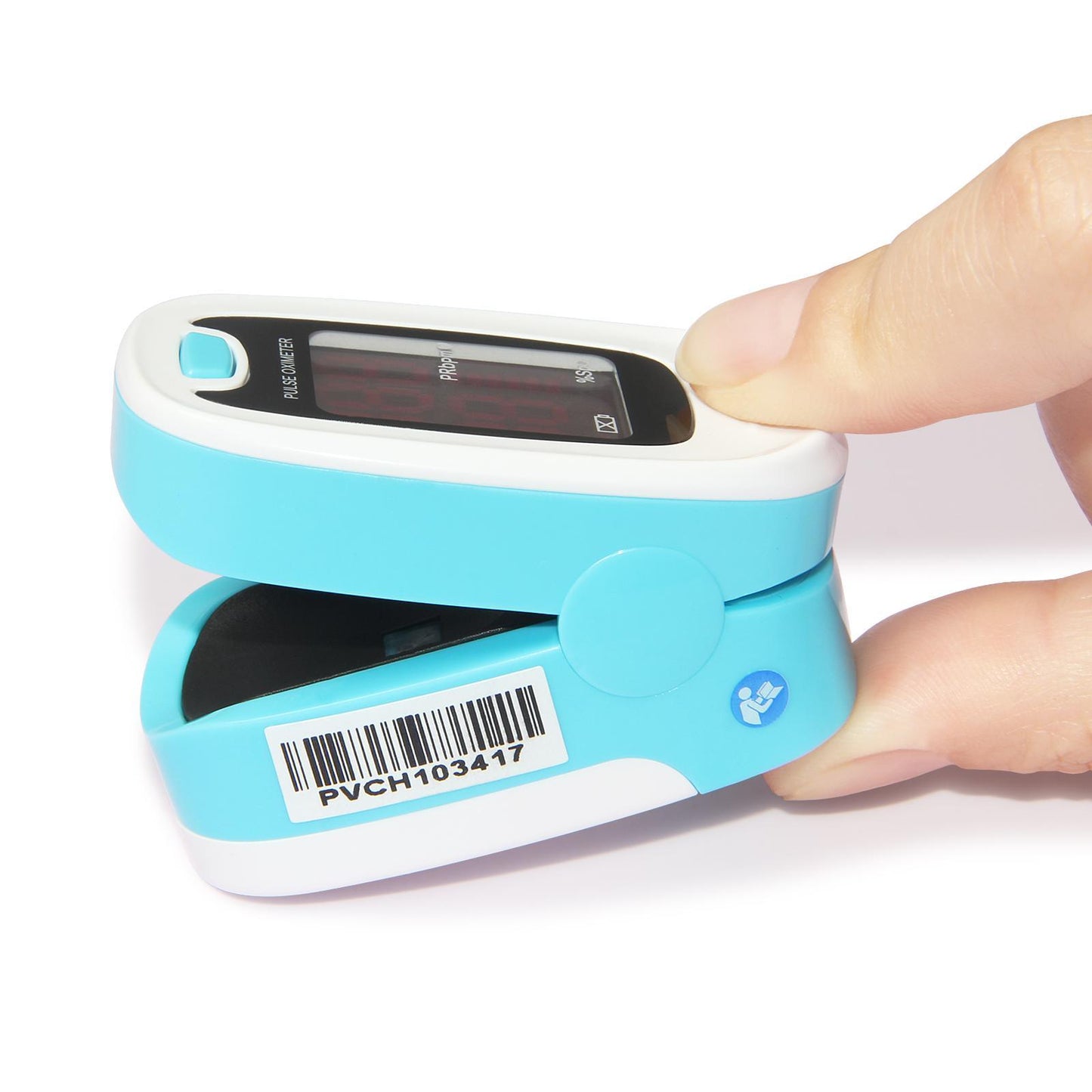 US Local Finger-clip Pulse Oximeter, Blood Oxygen Saturation And Heart Rate Monitoring, With Soft Case, FDA Approved
