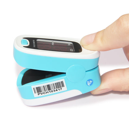 US Local Finger-clip Pulse Oximeter, Blood Oxygen Saturation And Heart Rate Monitoring, With Soft Case, FDA Approved