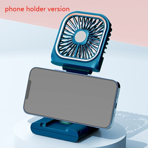 US Local Hands-free Neck-Fan Band Hands-Free Hanging USB Rechargeable Dual Cooling Fan Mini Air Cooler Summer Portable Foldable Fan