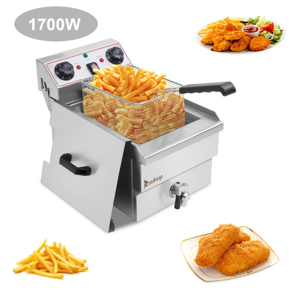 US Local US EH101V-Electric Fryer Silver