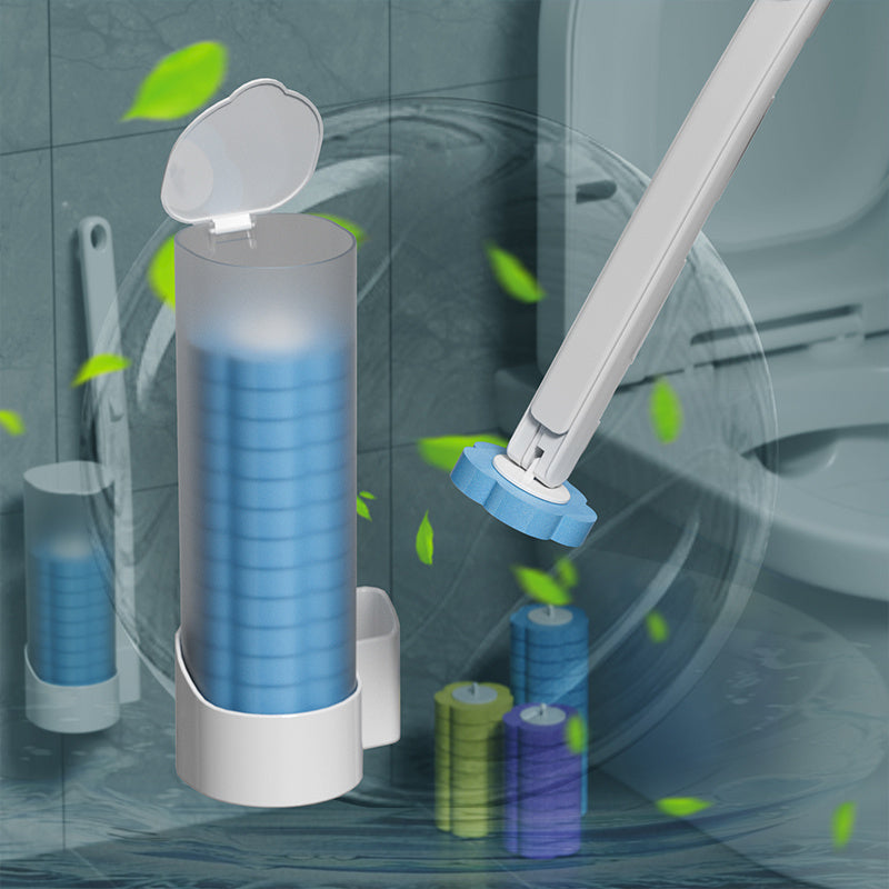 Disposable Toilet Brush Set Household Disposable Replaceable Cleaning Head