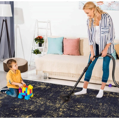 US Local LOOM  LUXE 5x8 Area Rug For Bedroom, Washable Rug, Low-Pile, Non-Slip, Non-Shedding, Foldable, Kid Pet Friendly - Area Rugs For Living Room, Bedroom, Kitchen Wedding Gift