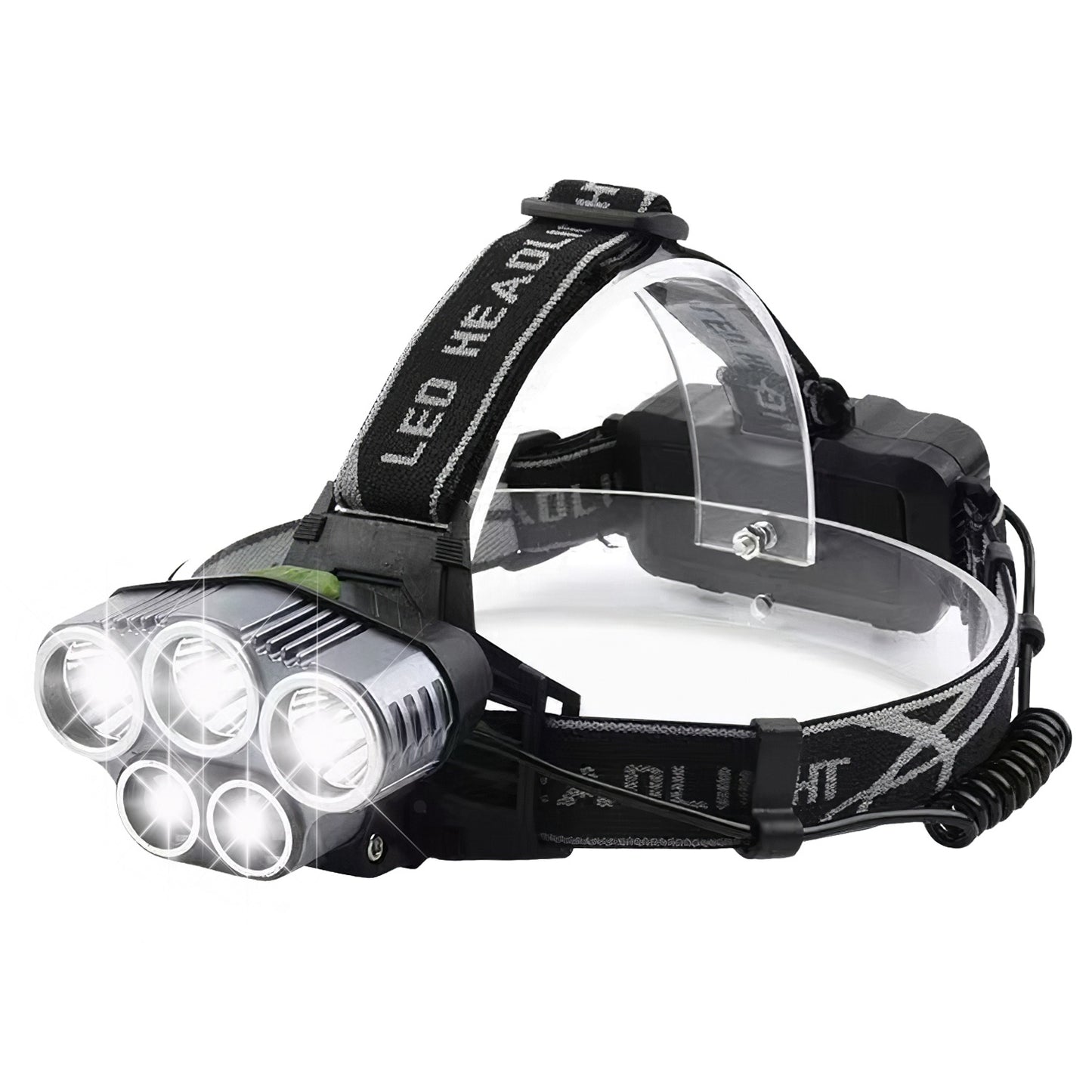 US Local Rechargeable Headlamp 20000 Lumen LED Headlight 6 Modes Headlamp Flashlight For Camping Cycling Hiking Hunting Emergency
