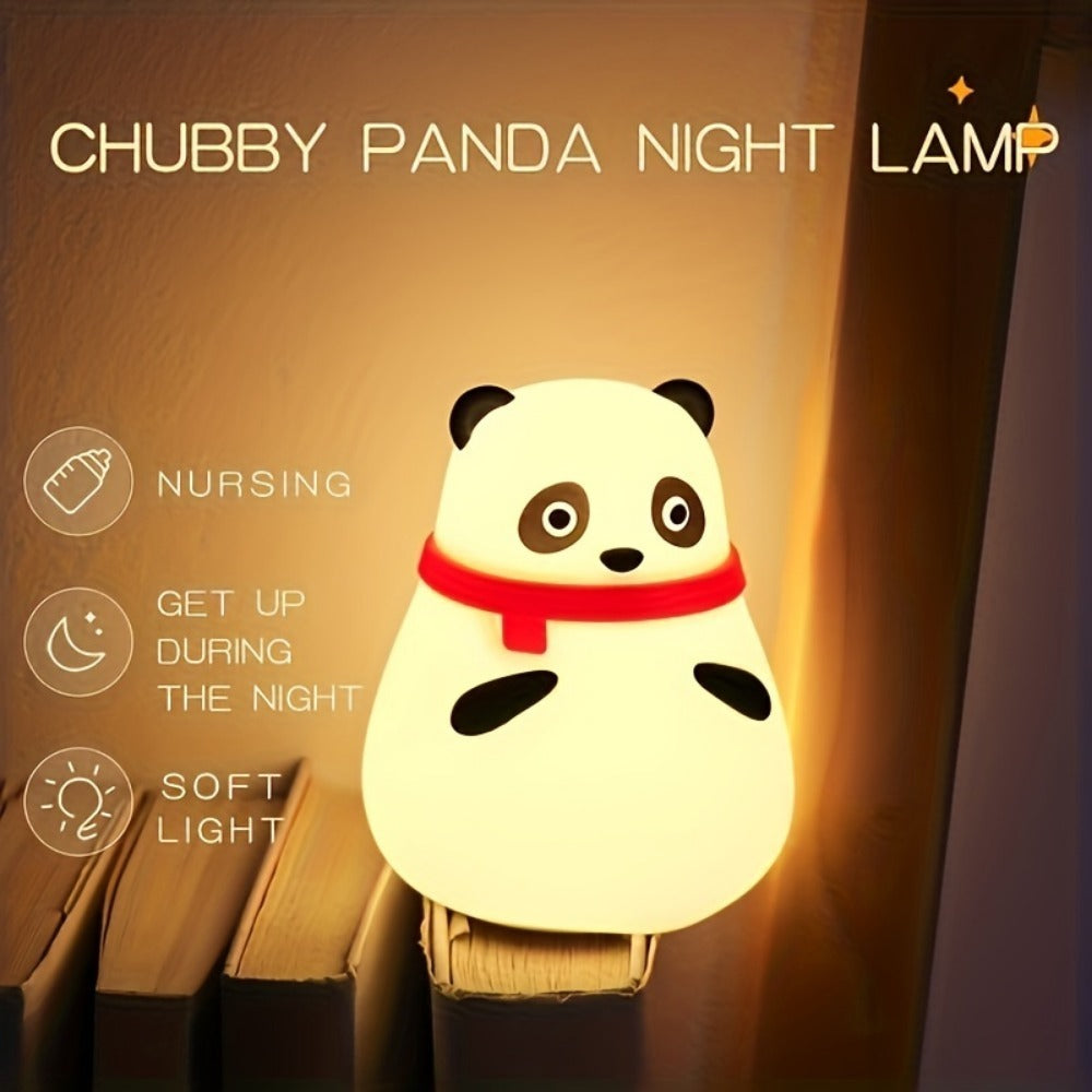 US Local 1 LED Cute Rainbow Light Changing Silicone Light Pat Control USB Charging Soft Silicone Light Christmas Gift For Girls Boys,mystery Box