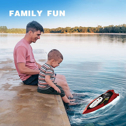 US Local 4DRC S5 Fast RC Boat For Pools And Lakes, 2.4 GHz 20 MPH Racing Boats For Kids