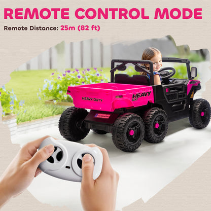 US Local 24V 4WD Kids Ride On Car with 6 Wheels