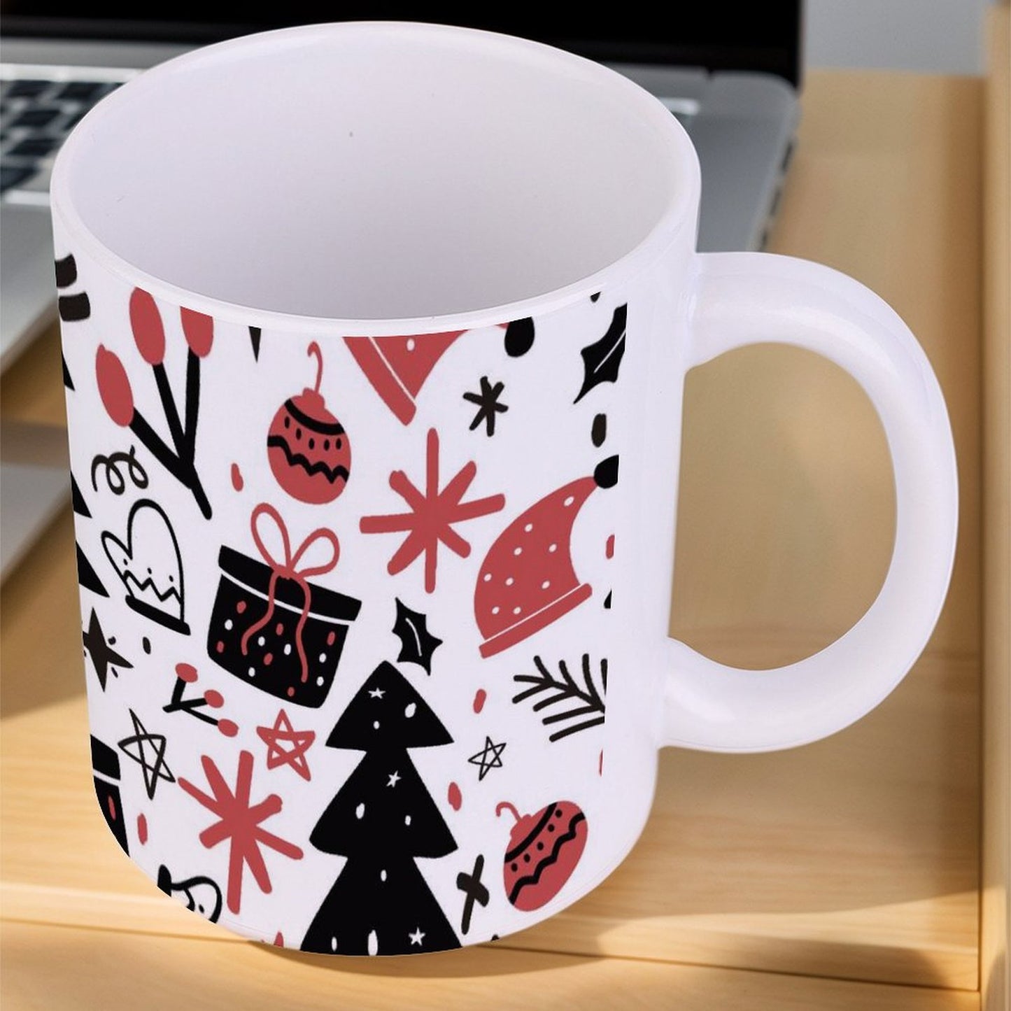 POD US Local White mug with full print, Christmas 0059