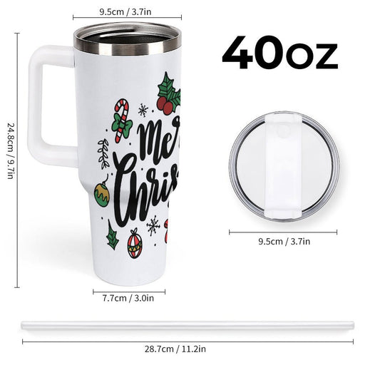 PHDT00273 POD US Local Tumbler 40 oz Large Capacity Car Cup Christmas