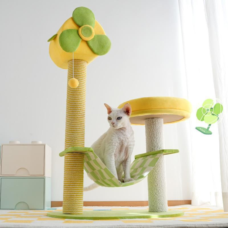 US Local Cat Climbing Frames And Multi-level Cat Towers With Durable Scratching Posts, Comfortable And Fun Jumping Platforms, Hanging Toys, Viewing Perches, Removable Pet Gel Pads, And Hammocks