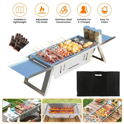US Local 3 In 1 Foldable Charcoal Grill