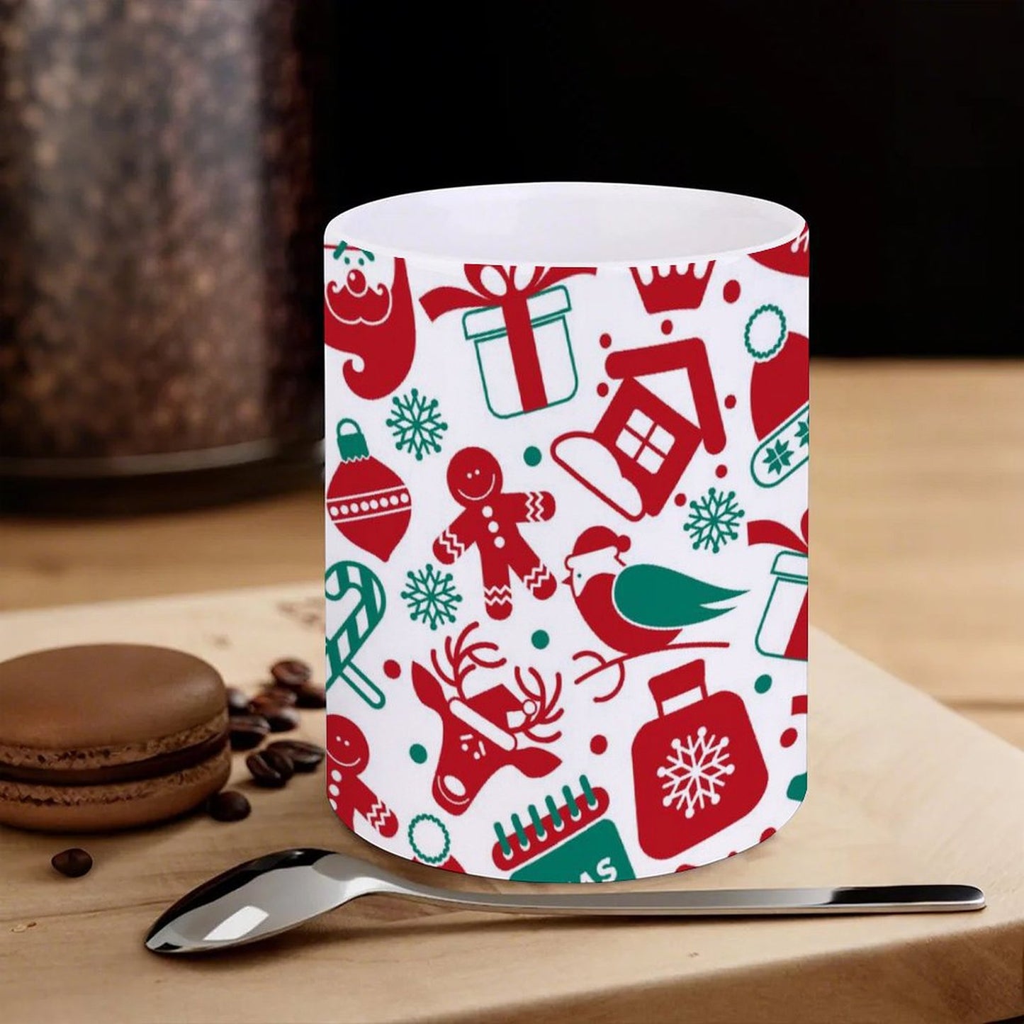 POD US Local White mug with full print, Christmas 0047