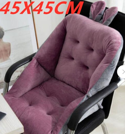 US Local Sedentary Backrest Integrated Chair Cushion Seat Cushion