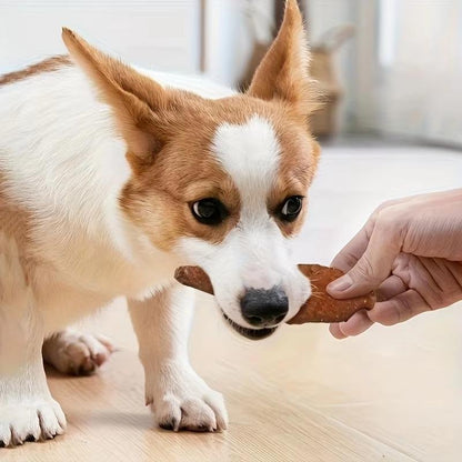 US Local Pet-shaped Chik Chicken Wrapped In Rawhide Chewy Natural Meat Snack For Dogs Suitable For All Sizes.