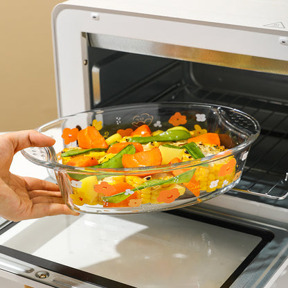 Glass Ovenproof Oval Fish Oven Pan