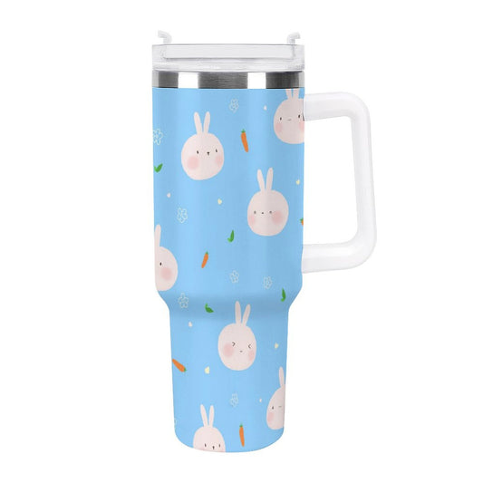 PHDT00507 POD US Local Tumbler 40oz Large Capacity Car Cup Rabbit blue