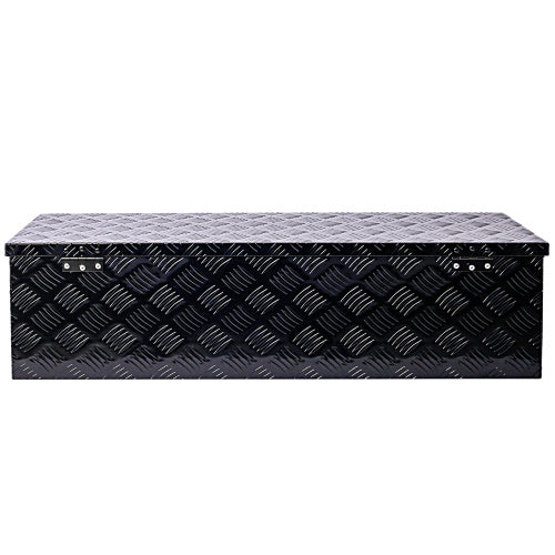 US Local 39inch Aluminum Tool Box,heavy Duty Truck Bed Tool Box,outdoor Trailer Pickup Storage Tool Box,RV Storage Organizer,underbody Box W Lock Keys,black 39x13x10inch