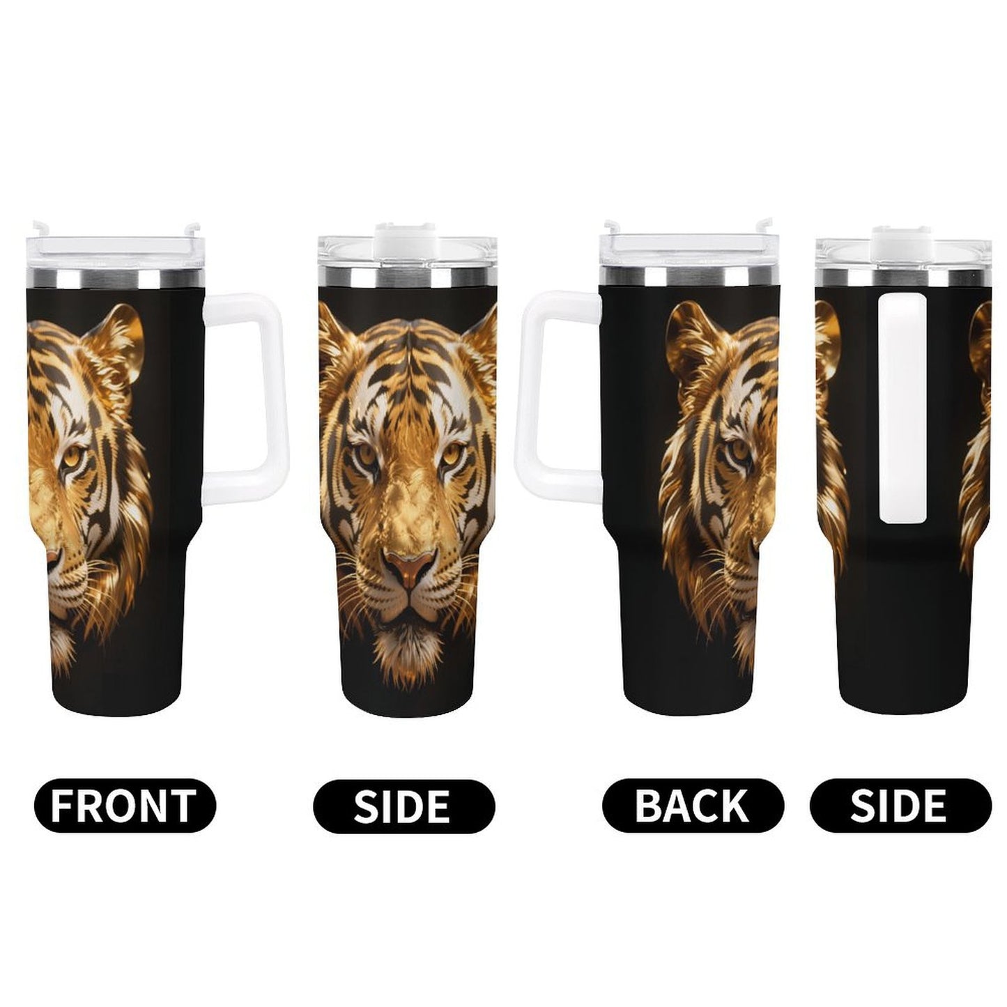 PHDT00462 POD US Local Tumbler 40 oz Large Capacity Car Cup Tiger