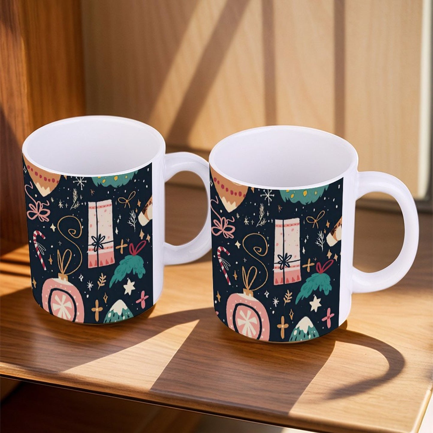 POD US Local White mug with full print, Christmas Gift 0087