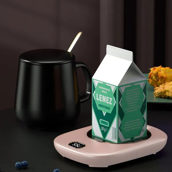 US Local Electric Coffee Mug Warmer For Desk Auto Shut Off USB Tea Milk