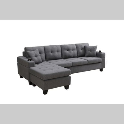 US Local Fabric Sectional Sofa