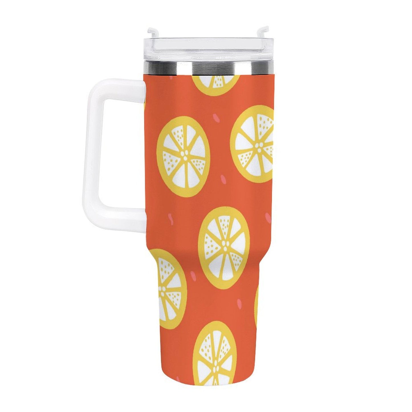 PHDT00182 POD US Local Tumbler 40 oz Large Capacity Car Cup Fruit, Hand Painted