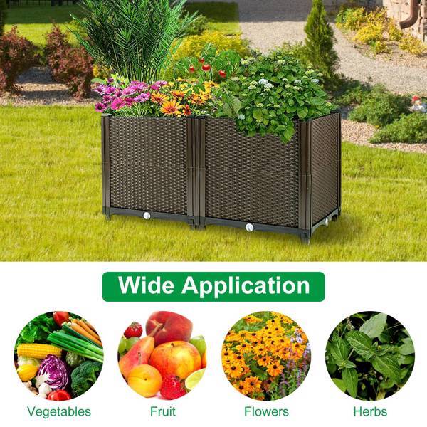 US Local Elevated Garden Flowerpot For Outdoor Plants