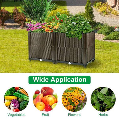 US Local Elevated Garden Flowerpot For Outdoor Plants